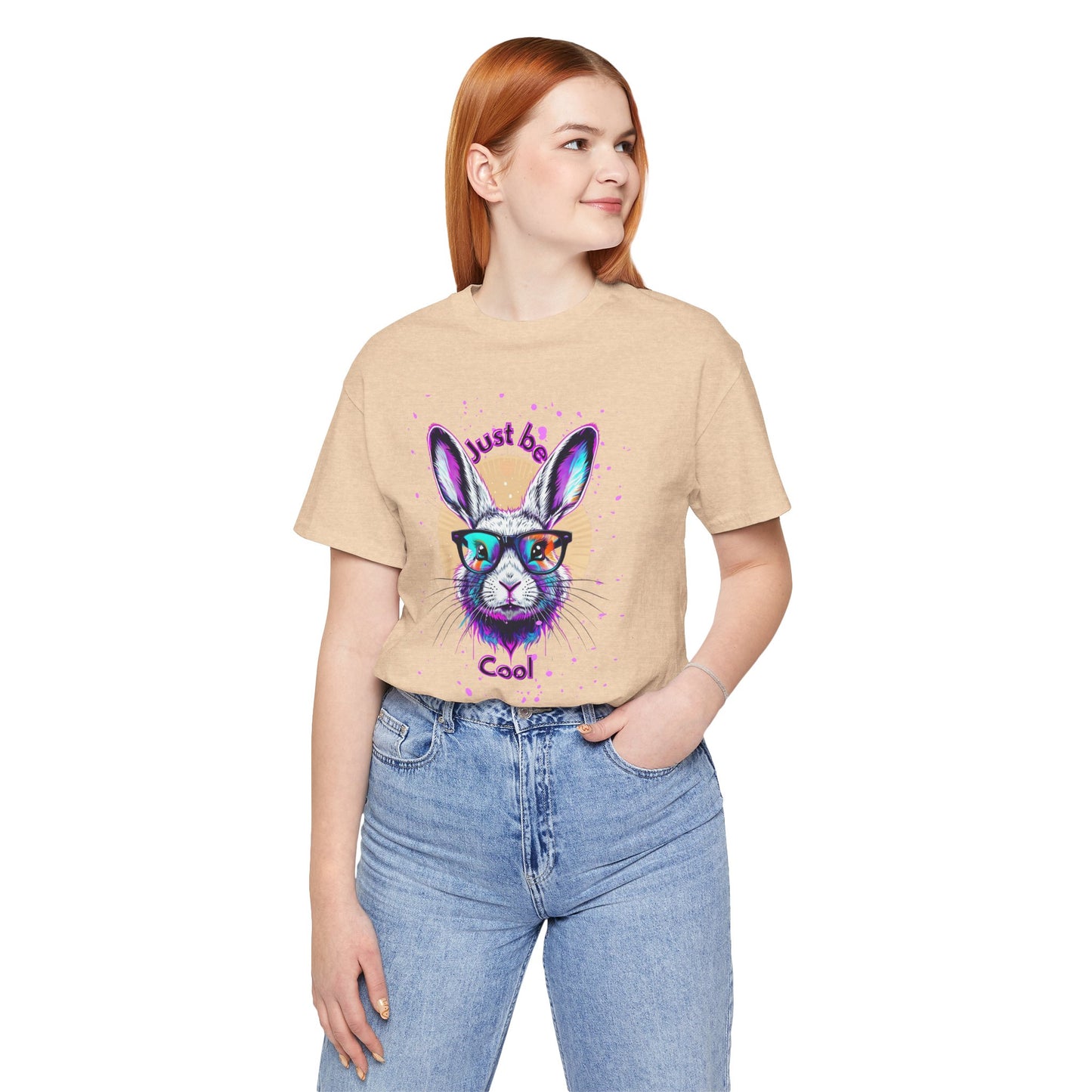 Bunny graphic Unisex Jersey Short Sleeve Tee