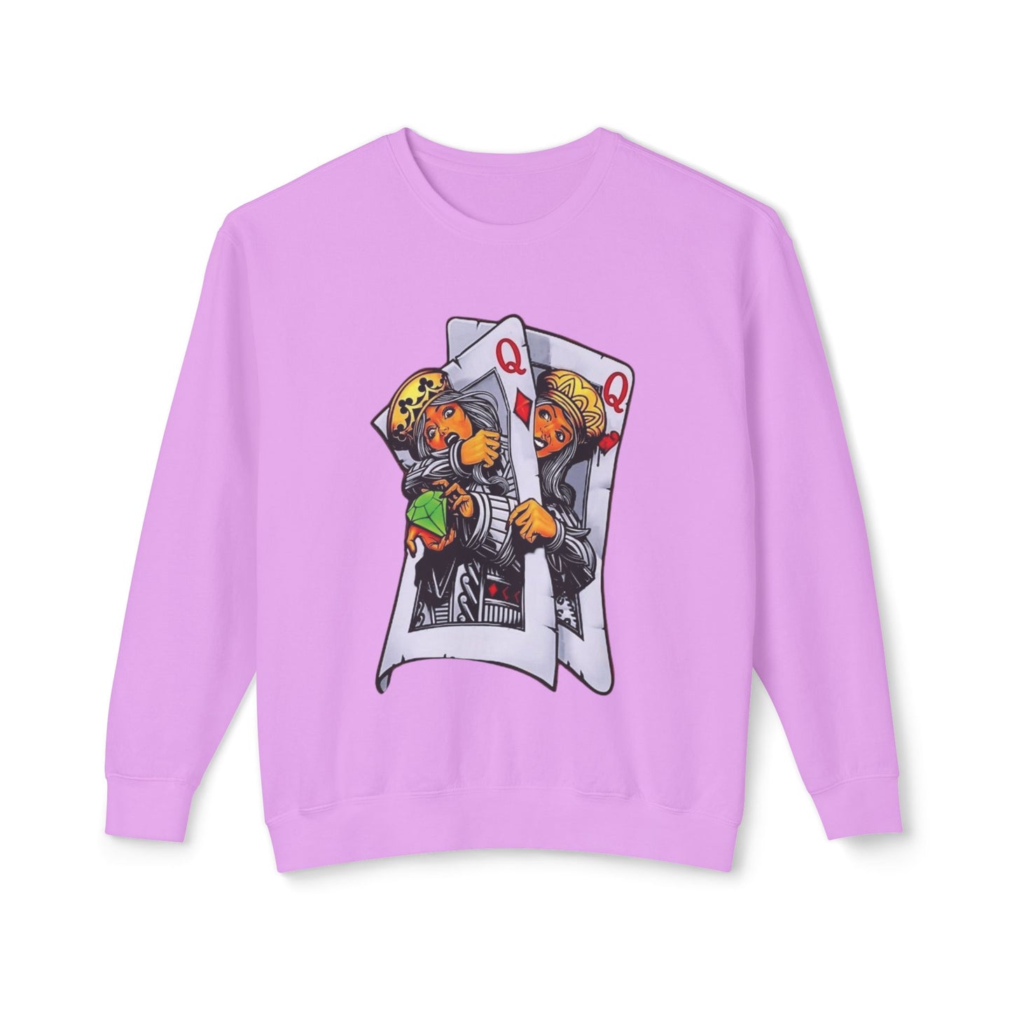 Women Lightweight Crewneck Sweatshirt Graphic Design